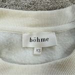 Bohme  Women’s Embroidered Sweatshirt Metterhorn Longsleeve Crew Neck in Beige XS Photo 7