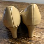 Cole Haan  Wedge Heel open toe beige pumps size 6.5 Photo 3