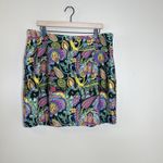 B SKINZ Athletic Dark Floral Pull On Golf Tennis Pickleball Skort Whimsigoth XXL Photo 1