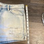KanCan Light Wash Distressed Women’s Denim Blue Jean Shorts Large Photo 10