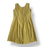 Costume National Ecru Yellow Ruffled Italian Silk Mini Dress Size EUR 48‎ Photo 4