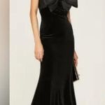 Badgley Mischka Velvet Bow Mermaid Gown Photo 0