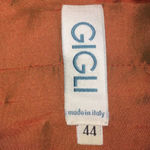 Orange Iridescent Jacket Blazer Orange Size 8 Photo 7