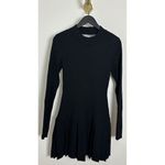  Free People Emmy Long Sleeve Minidress in Black Size Large Photo 2
