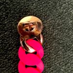 Marc Jacobs Marc by Pink Turnlock Rubber Bracelet Photo 5