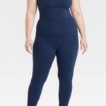 All In Motion  Everyday Soft Active Bodysuit Navy Blue Moisture Wicking Photo 1