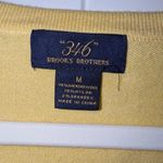 Brooks Brothers  "346" Merino Blend V Neck Sweater Medium Yellow Photo 2