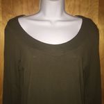 Masai Clothing Company Brown/Olive Boatneck Shirt Size Medium Brown Photo 1