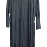 Natori  Womens Longline Cardigan XS Gray Modal Lightweight Duster Lounge‎ Belted Photo 0