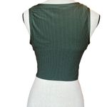 Aerie OFFLINE Ribbed Shine Twist Front Sports Bra‎ Sz L Photo 3