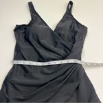 MiracleSuit  Women 14 Oceanus One Piece Swimsuit Black Body Shaping Slimming NWOT Photo 6