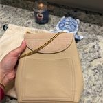 Polene  Un Numero Mini Beige Bag Chain Strap Calf Leather & Suede Photo 4