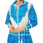 Lilly Pulitzer  Drena Printed Tie Waist Shirt Dress Size 10 Photo 0