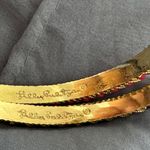 Lilly Pulitzer Bangles Set Of 2 Pink/ Black Gold tone Photo 4