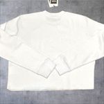 Young & reckless Young & Reckless White Long Sleeve Crewneck Cropped Sweatshirt New NWT Photo 5