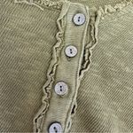 Free People X We The Free Golden Road Cardigan Curly Willow Mustard Olive Crop Photo 11