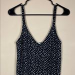 ZARA  Women’s Polka Dot Black White Double Strap V-Neck Tank Mini Dress Photo 1
