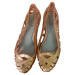 Melissa Jason Wu Pink Jelly Ballet Flats Size 7 Photo 1