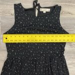 Loft Ann Taylor  Black with White Dots Sleeveless Above the Knee Dress Size SP Photo 11