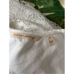 Soft Surroundings  Dress Madelyn Lace White Women Size 14 Lined Sharkbite Hem Photo 1