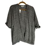 Gap NWT Heather Gray Open Front Half Sleeve Cardigan Sweater Size XS/Small Photo 0