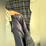 Brooks Brothers  Plaid Dress Sleeveless Dress Blue White Black Multi Color Size 4 Photo 9