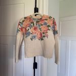 Sézane Sezane Mallory floral jumper sweater Crewneck pullover ivory Photo 1