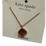 Kate Spade  "Everyday Spade" Pendant Necklace, Rose Gold Tone NWT Photo 1