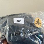 Vintage mohair Oriana Made In Italy Abstract Blue Knit Cardigan Sweater Small Photo 10