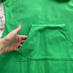 Missky green hoodie kangaroo pocket cotton sweatshirt dress, size L athleisure Size L Photo 8
