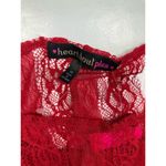 Heart soul New Plus Top Womens 3X Red Sexy Lace Empire Waist Twofer Holiday Party Photo 2