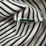 Ralph Lauren Lauren  Faux Suede Elbow Patch Long Sleeve Striped Top Size Small Photo 8