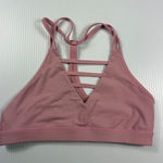 Zyla Active Light Support Sports Bra Strappy Back Mauve Pink Medium Photo 0