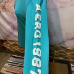 Aeropostale  Blue Fitted Long Sleeve T-Shirt Photo 2