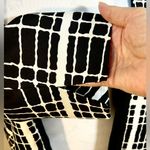 Pendleton Black & White Open Front Silk Jacket 3/4 Sleeve w/ Pockets Sz 10💛 Photo 4