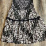 Hemant and Nandita  Kari Midi Dress Black Sleeveless Medium NWT Smocked Photo 8