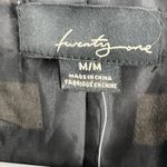 Twenty One  wool blend belted puff short sleeve buffalo plaid top jacket Y2K M Photo 6