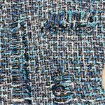 Anthropologie Brave and true anthropology size small tweed mini dress classic blue rare htf Photo 2