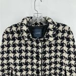 Modcloth  Black and White Houndstooth Women's Jacket poncho size M Photo 3