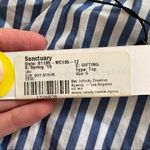 Sanctuary  Striped Ruffle Blouse in Blue and White Photo 2