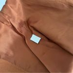 Jenne Maag Butternut Pumpkin Suede Skirt, Size M Orange Size M Photo 3