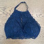 Gilly Hicks Hollister  Women's Padded Lace Bralette Navy Blue Small Photo 0
