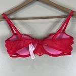 PINK - Victoria's Secret PINK Victoria’s Secret Sexy Red Lace Bra Photo 3