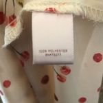 LC Lauren Conrad Lauren Conrad LC Crepe Bow Top Cherries Valentine’s Day Spring Blouse Sz M Shirt Photo 7