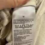 Banana Republic  Wide Leg‎ Cropped Linen Cotton Blend Pants Size M Photo 6