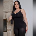 SKIMS  Seamless‎ Sculpt Mid-Thigh shorts Bodysuit Onyx Size S Photo 10