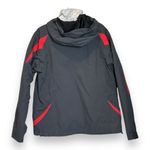 The North Face Jacket Womens M Black Red Boundary Triclimate Hyvent Windbreaker Photo 1