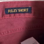 Lucky Brand Burgundy Riley Cut Off Low Rose Boyfriend Shorts Size 14/32 Photo 5