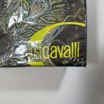 Just Cavalli Laminated Reusable Shoulder Shopping Tote Purse Bag Printed Photo 1