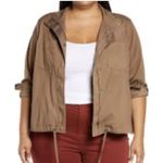 LIVERPOOL LOS ANGELES Utility Jacket In Toffee Brown size MEDIUM Photo 0